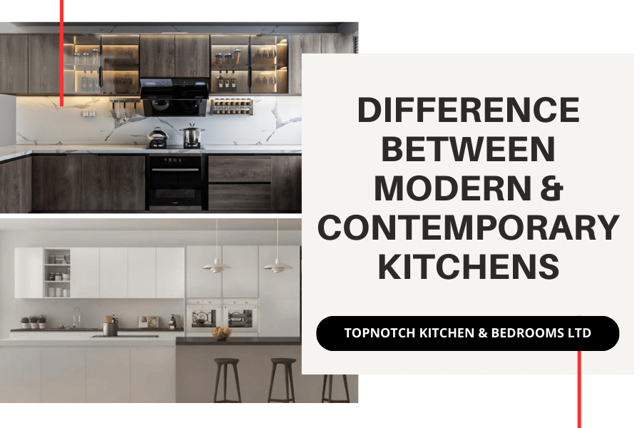 Difference Between Modern & Contemporary Kitchens